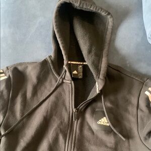 Adidas Black Hoodie with Logo